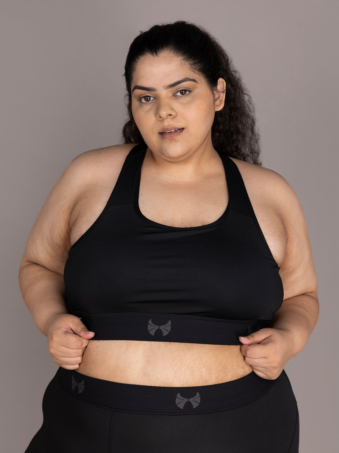 Skyria Aura Co-ord Set Black (Shorts Plus Sports Bra )