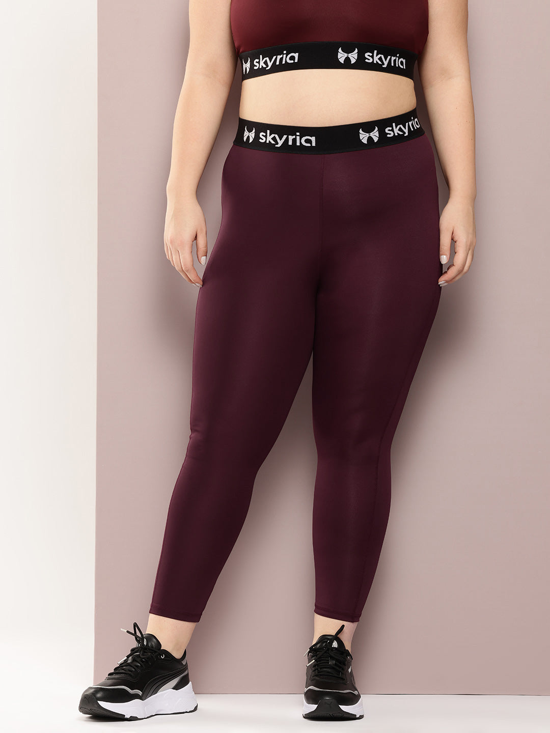 Skyria Mia Leggings - Wine