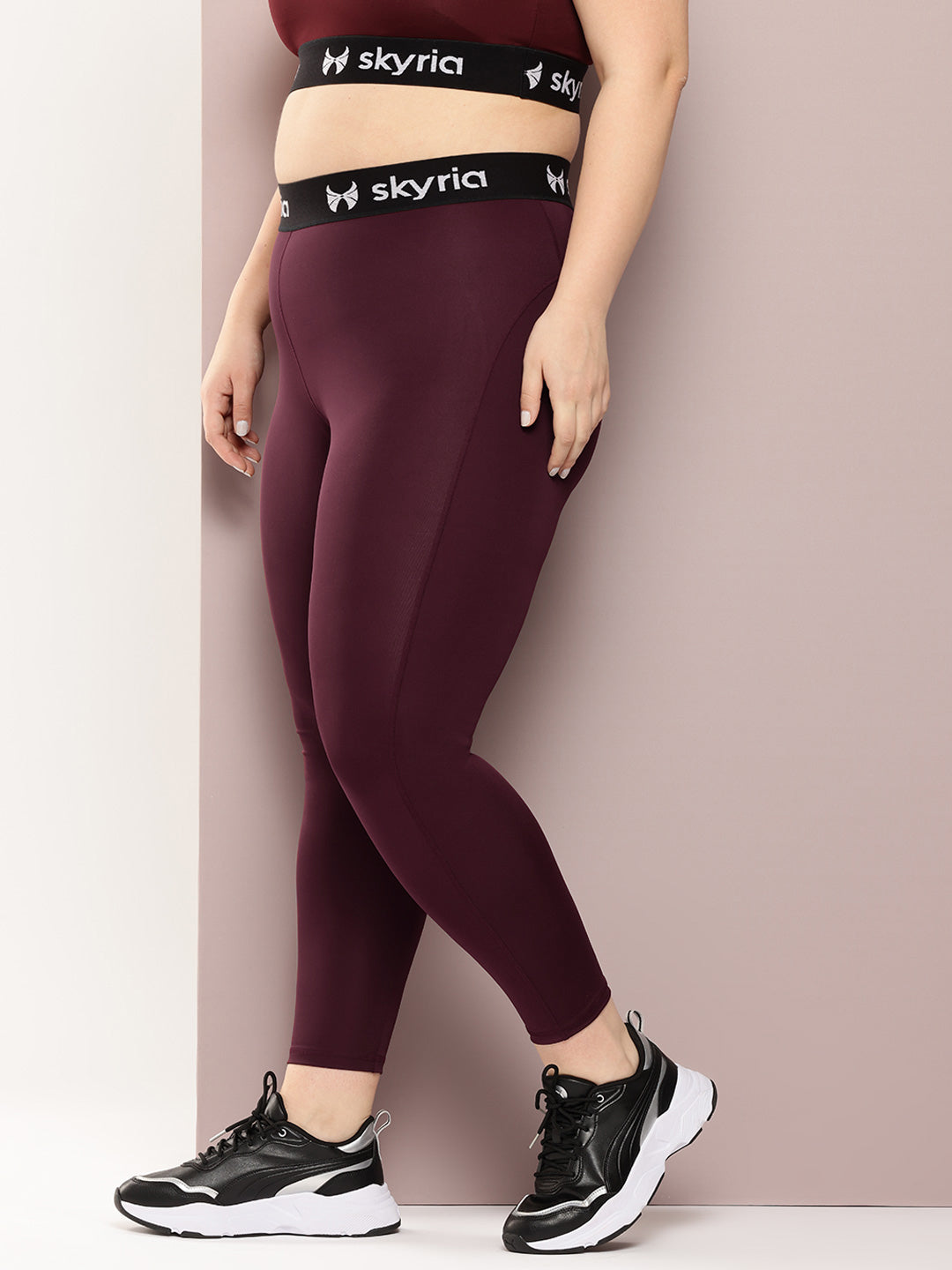 Skyria Mia Leggings - Wine