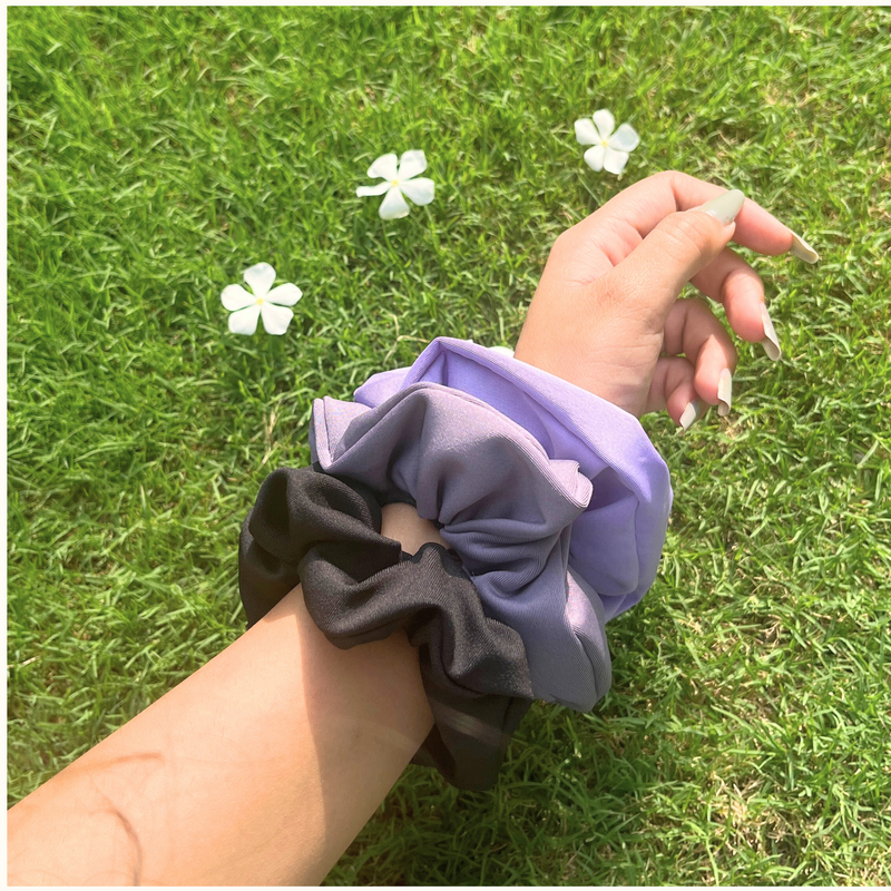 Skyria EcoSwirl Scrunchie- Set of 3