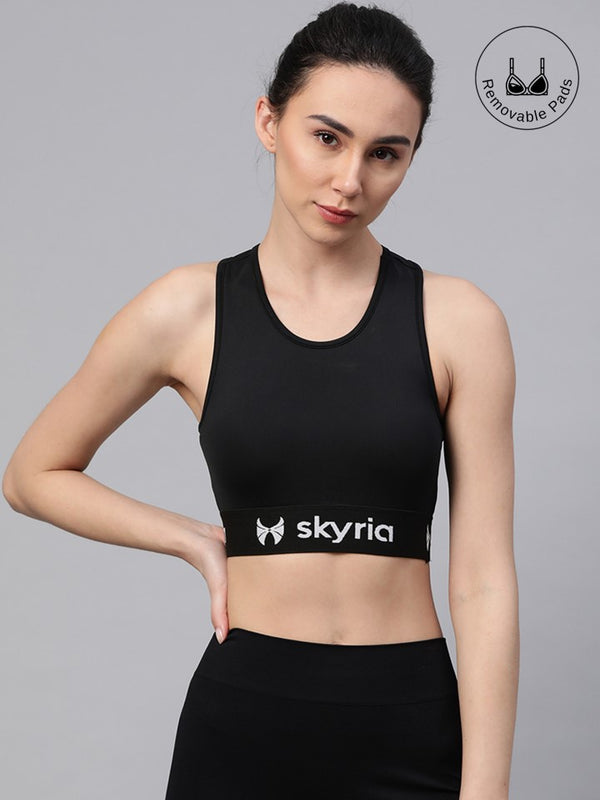 Skyria Mia Sports Bra - Black
