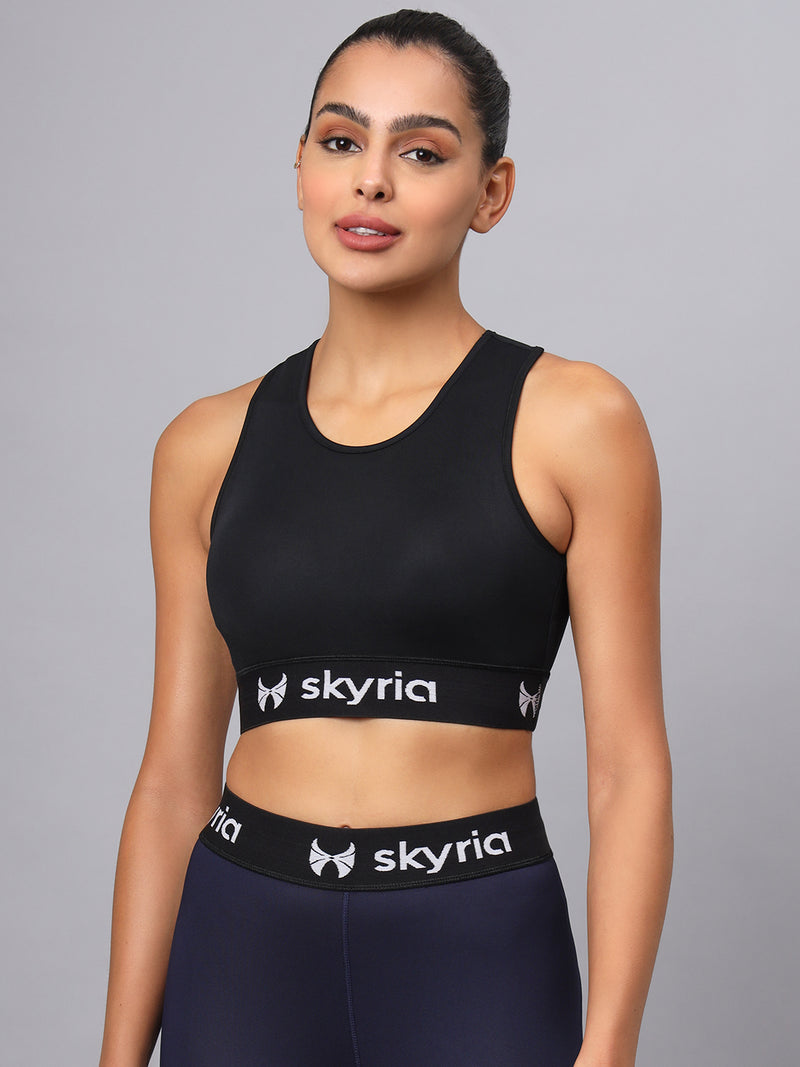 Skyria Mia Sports Bra - Black