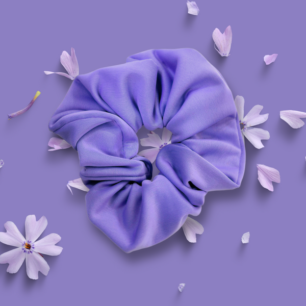 Skyria EcoSwirl Scrunchie- Light Purple
