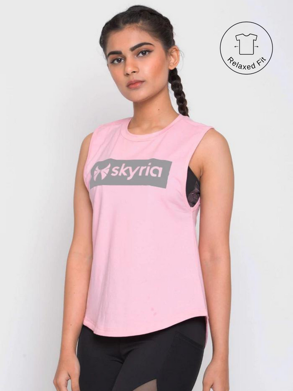 Skyria Hebe Deep Tank - Chalky Pink