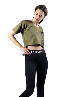 SKYRIA Crop Top, Activewear for Women 